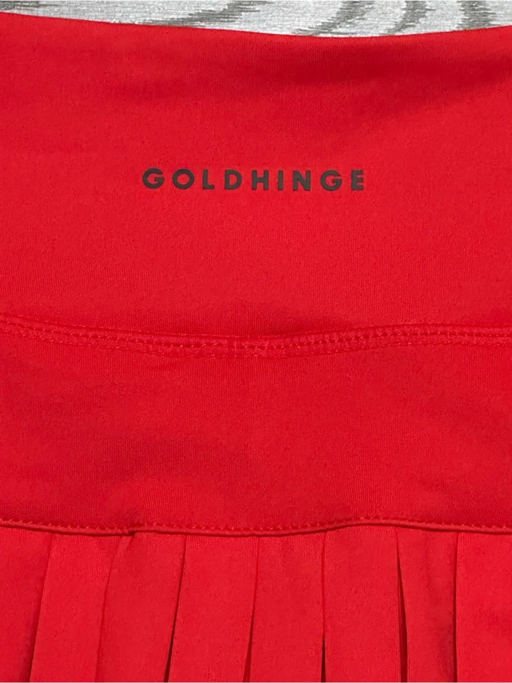 Goldhinge 12” red